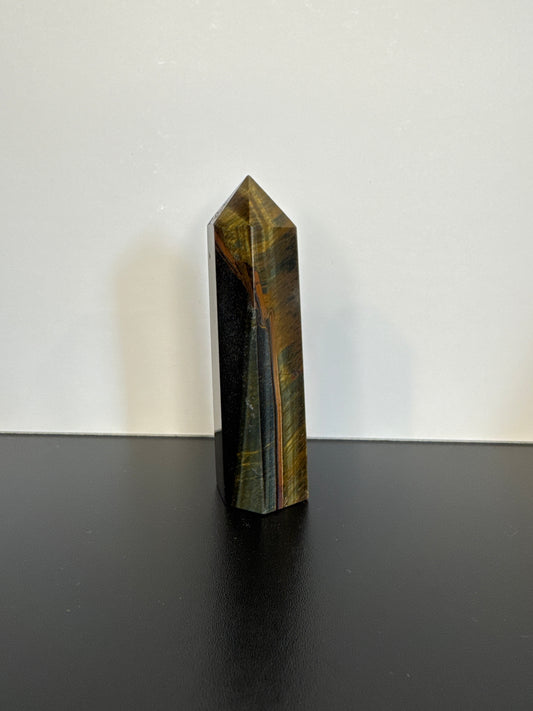 Blue Gold Tiger Eye Tower